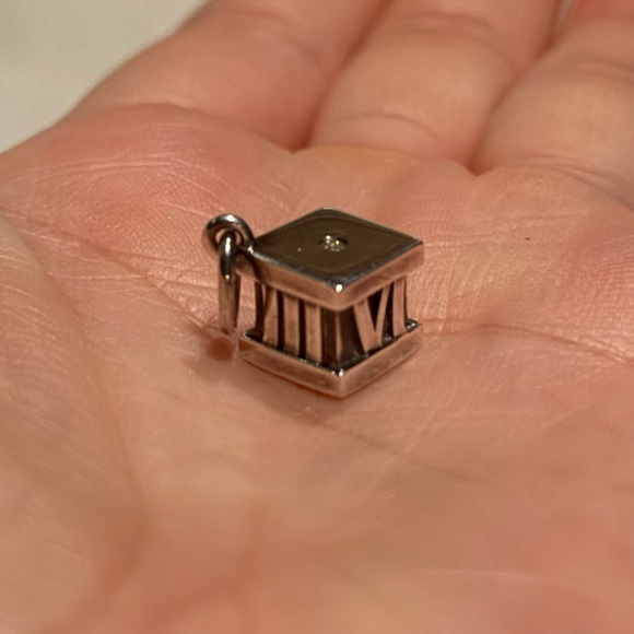 Tiffany & Co. Atlas Cube 925 silver cube charm - Picture 4 of 8